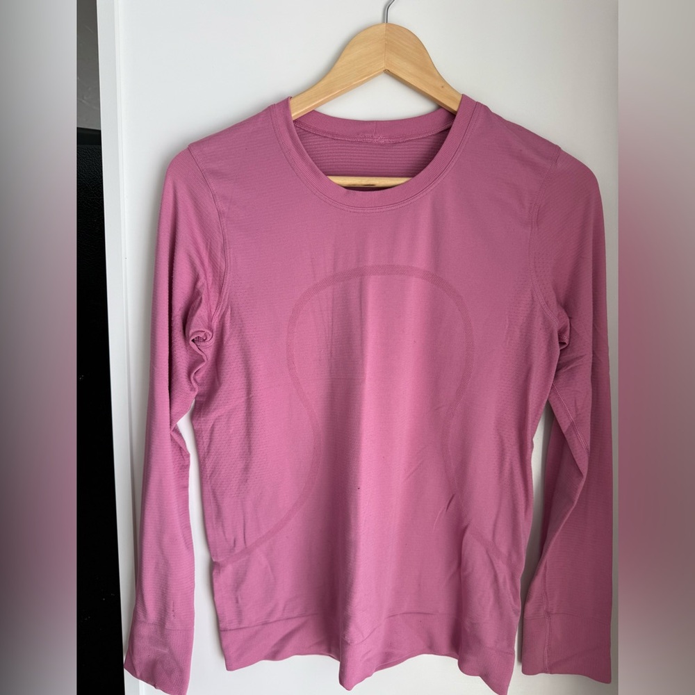 Lululemon Pink Swiftly Tech Long Sleeve Top